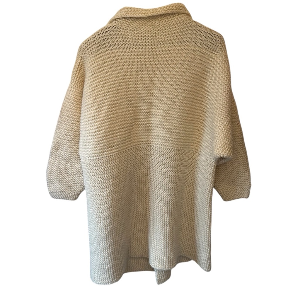 Long Cozy Sweater Jacket XL - Picture 3 of 5